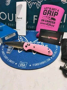 BENCHMADE ๐ฆ556 Pink Mini Griptilian, BNIB ๐ฆ - Picture 1 of 14