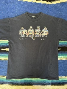 Camisa De Colección Tennessee Titans Para Hombres Negra NFL Fútbol McNair Kearse George 2000 - Imagen 1 de 13