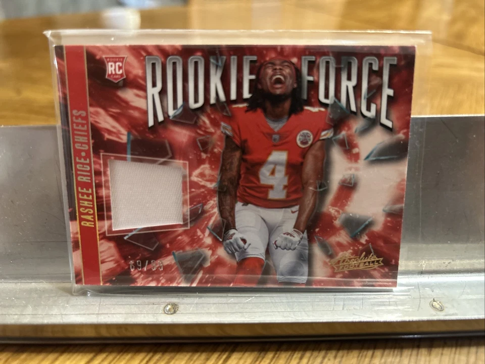 2023 Panini Absolute Football Rashee Rice RC 69/99 Patch Rookie Force Chiefs🔥🏈 - Image 1 of 3
