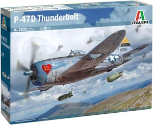 2835 P-47D Thunderbolt, Model Kit/Modello in Plastica Da Montare. Scala 1:48 Ski - Foto 1 di 12