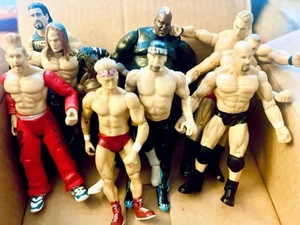 **GREAT CONDITION*Lot Of 10 DifferentJAKKS Pacific WWE Wrestling Figures 2000’s - Picture 1 of 4