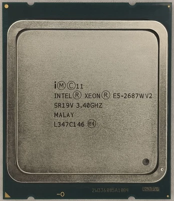 SR19V Intel Xeon E5-2687W v2 8-core 3.4Ghz 25M 8 GT/s QPI LGA2011 Processor CPU - Image 1 of 2