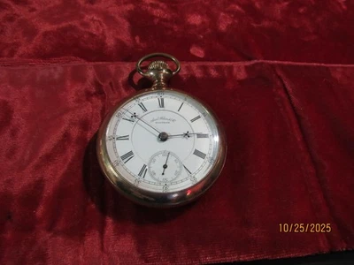 ВИНТАЖНЫЕ карманные часы Waltham APPLETON TRACY 18S С ГАРАНТИЕЙ ИЗ ЗОЛОТА 17 КАМНЕЙ - Изображение 1 из 4