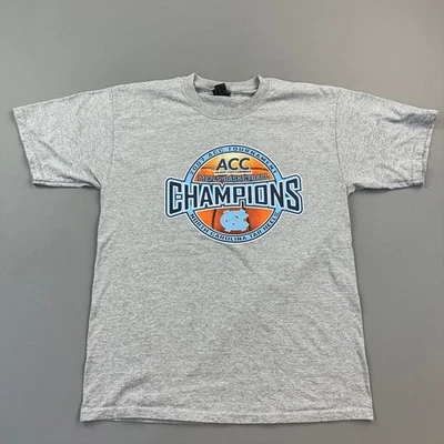 Camisa Vinatge North Carolina Tarheels Para Hombre Grande Gris Starter 2007 ACC Champions Foto 1 de 4