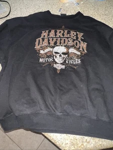 Vintage Harley Davidson Men’s Sweatshirt Size Large - Picture 1 of 6