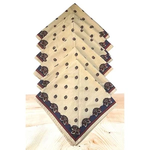 Juego De Ocho Servilletas Cuadradas De Algodón Williams Sonoma Provenzal País Francés Usado en Excelente Condición - Imagen 1 de 4