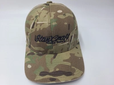 Stancraft Barcos de Madera Camuflaje Flex Ajustado S-M Sombrero Gorra Madera Hombres Mujeres Marrón Verde Foto 1 de 4