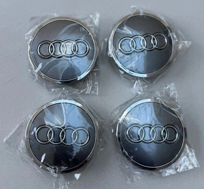 Audi 4 X 61mm Wheel Hub Caps New 4M0601170 - Image 1 of 2