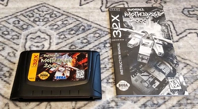 Zaxxon's Motherbase 2000 Sega Genesis 32X Cart and Manual Mint - Cleaned Tested - Image 1 of 2