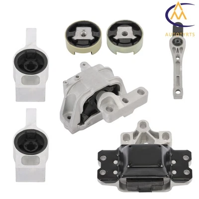 Set of 7 Motor & Trans Mount Kit For Volkswagen CC 09-17 2.0L w/ Auto-Manual DCT - Image 1 of 4