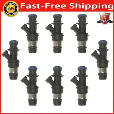Nuevo juego de 8 inyectores de combustible para Chevrolet Avalanche 1500 5,3 L V8 2002 2003 2004  Foto 1 de 4