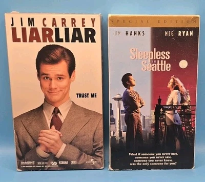Sleepless In Seattle(Special Edition), Liar Liar, Vhs Lot - Image 1 of 2