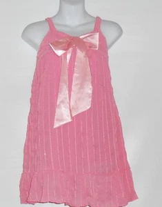 Secret Charm Girls Ruffled Hemline Chiffon Dressy Dress Pink Ten (10) NWT - Picture 1 of 2