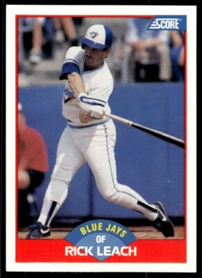 1989 Score Baseball Card Rick Leach Toronto Blue Jays #540 - Image 1 of 2