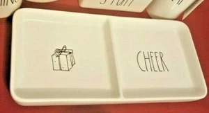 Rae Dunn Tray Divided Large CHEER 🎁❤️  Platter Farmhouse LL New w/tag - Picture 1 of 2