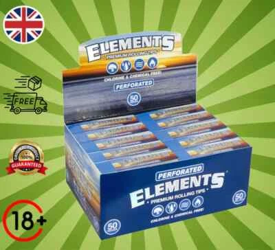 Elements Perforated Tips | Rolling | Filter | Paper | Roach | Roaches | Booklets