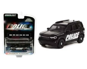 Ford Bronco Sport Police Interceptor 2021 auto de prueba ** Greenlight Hobby 1:64 - Imagen 1 de 4
