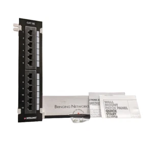 LOT OF 6 INTELLINET CAT5E WALL MOUNT PATCH PANEL 12 PORT 162470 NEW - Picture 1 of 4
