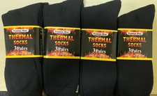 Paquete De 6 Hombre de bambú /"Calcetines Calcetines de trabajo extra pesados completo del amortiguador humedad Senderismo