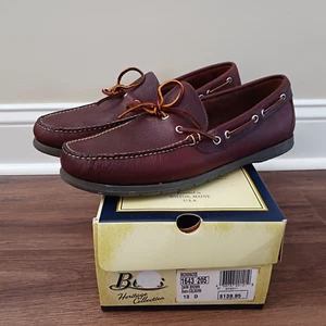Bass Leder Schuhe Colburn Halbschuhe Slipper Lederschnüre Herren Größe 13 Braun - Bild 1 von 9