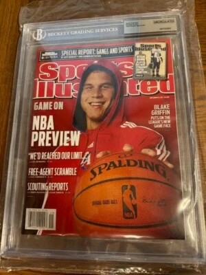 2011 Blake Griffin Beckett Grading Services Uncirculated Sports Illustrated - Image 1 of 3