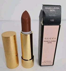 Gucci Rouge A Levres Satin Lip Colour #106 Tacey Hazel  BNIB - Picture 1 of 6
