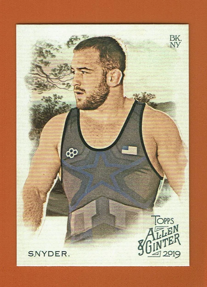 2019 Topps Allen & Ginter Kyle Snyder #158 Freestyle Wrestler - Image 1 of 1