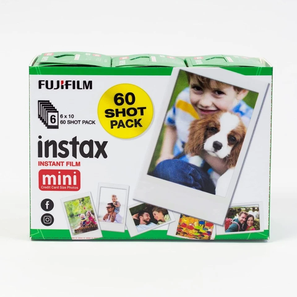 Fujifilm Mini Instax Instant Film (60 Pack)