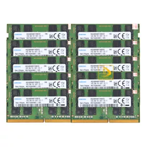 10x 16GB LOT Samsung DDR4 2400MHz PC4-19200 SODIMM 260 pin Laptop Memory RAM 16G - Picture 1 of 6