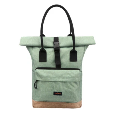 TOURBON Azul Bicicleta Alforja Rolltop Bolso de Hombro Mochila en EE. UU.-Oferta especial Foto 1 de 4