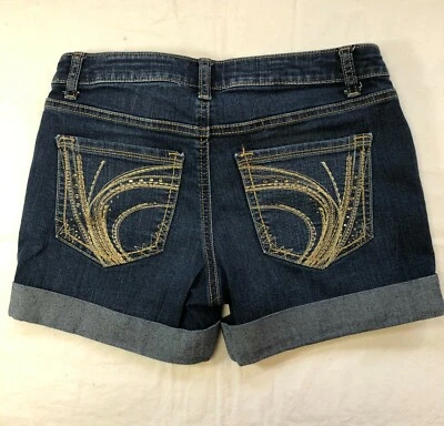 Apt 9 Womens Size 2 Stylish Denim Blue Jean Shorts Waist 27 RN 73277 Foto 1 de 4