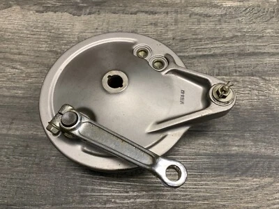 1991-1995 CB750 750 Nighthawk Honda OEM Rear Brake Panel Drum Shoes Arm - Image 1 of 4