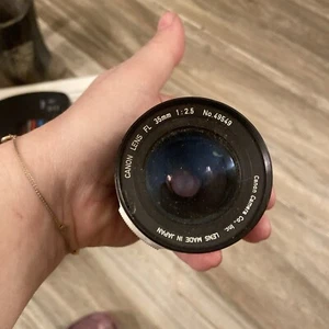 Cannon Lens FL 35mm 1:25 No.49549, Irisblende not working - for parts - Bild 1 von 7