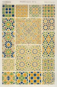 14895.Decoration Poster.Home interior design.Wall art.Pattern motif.Moresque - Picture 1 of 1