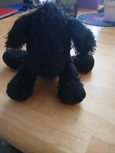 Ganz Webkinz Lil'Kinz Black Poodle No Code Plush Approximately 6"... ADORABLE - Picture 1 of 8