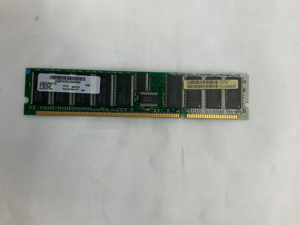 IBM 53P1613 FC# 3093 512MB Main Storage DIMM DDR1 9406-520,9406-550,9406-800/810 - Image 1 of 1