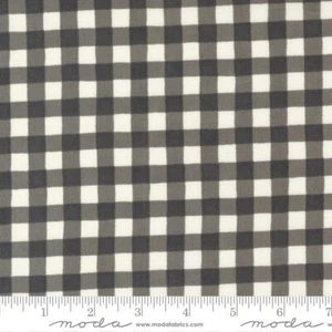 Slate Checker 108" fabric by Moda, 108005 13, Happiness Blooms, wide fabric - Picture 1 of 1
