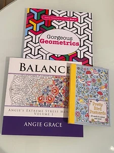 NWOT COLOURING BOOKS ( 2) + POST CARD BOOK OF 25 - Picture 1 of 12