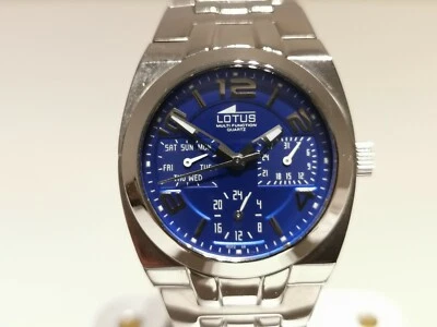 HERMOSO RELOJ MULTIFUNCIÓN DE CUARZO PARA DAMAS DE ACERO INOXIDABLE MACIZO 32 MM "LOTO" Foto 1 de 4