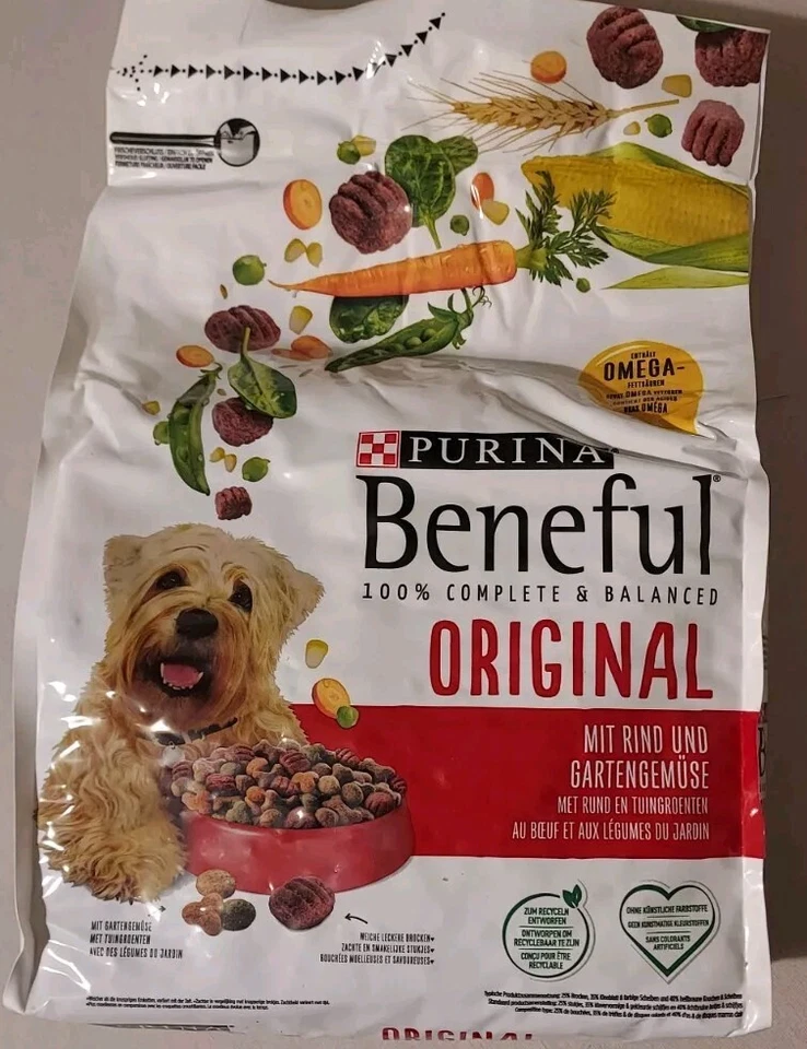 Purina Beneful Original Hundetrockenfutter RIND & GARTENGEMÜSE Pack 1 4 kg