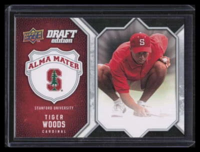 2009-10 Upper Deck Draft Edition Alma Mater AMTW Tiger Woods - Image 1 of 2