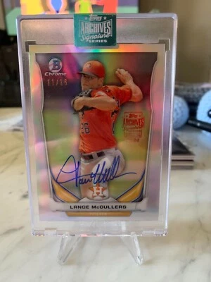 2024 Topps Archives Signature Series Lance McCullers Jr Astros Auto 11/16 - Image 1 of 2