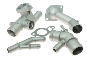 VW MK4 Golf Jetta GLI GTI TT 337 1.8T Cast Aluminum Coolant Flange Upgrade Kits - Picture 1 of 3