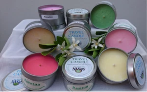 SCENTED SOY WAX CANDLE 25-30hrs 120g TRAVEL TIN - 60 FRAGRANCES TO CHOOSE FROM - Picture 1 of 64