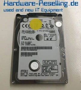 Hitachi Travelstar 250GB SATA 3G 7,2k HTE723225A7A364 H2T2501672SEA7 0J13212 - Afbeelding 1 van 1