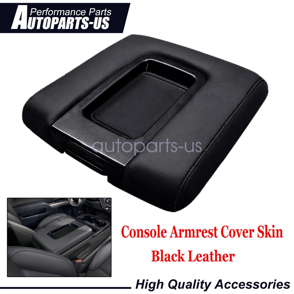 Center Console Lid Armrest Cover for GMC Sierra 1500 2500hd 2014-2019