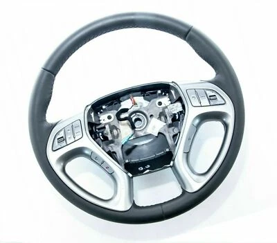 Lenkrad Lederlenkrad Hyundai IX35 NEU LEDERBEZUG Neu Beziehen - Bild 1 von 4
