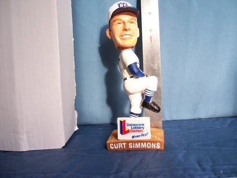 2006 CURT SIMMONS SGA BOBBLEHEAD WILMINGTON BLUE ROCKS LOOKS MINT NIB Cover