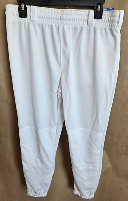 RAWLINGS NUEVOS CON ETIQUETAS PANTALONES DE BÉISBOL JUVENILES CORDÓN LARGO COMPLETO BLANCO TALLA XL #4300 Foto 1 de 4