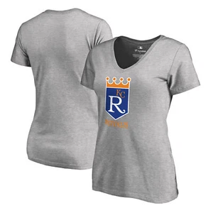 Women's Ash Kansas City Royals Cooperstown Collection Forbes T-Shirt - Picture 1 of 3